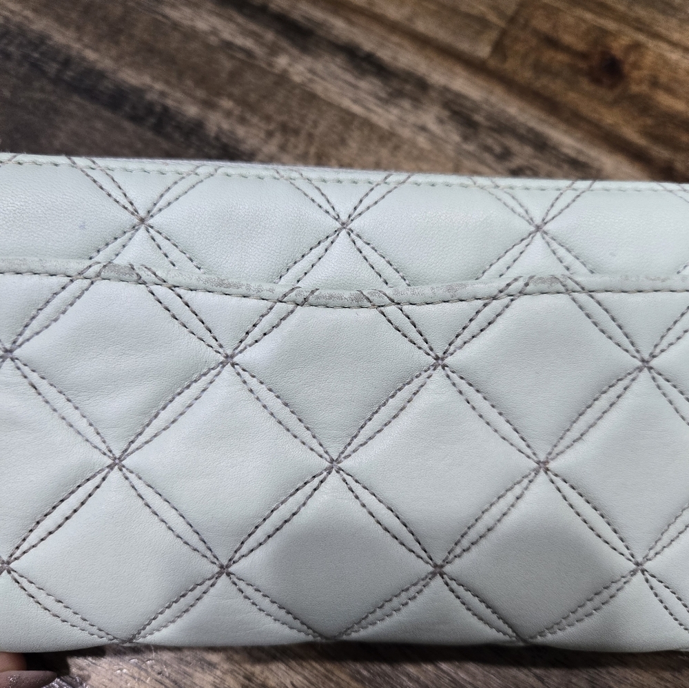 Kate Spade Natalia Crystal Blue Quilted Wallet MSRP - Picture 10 of 16